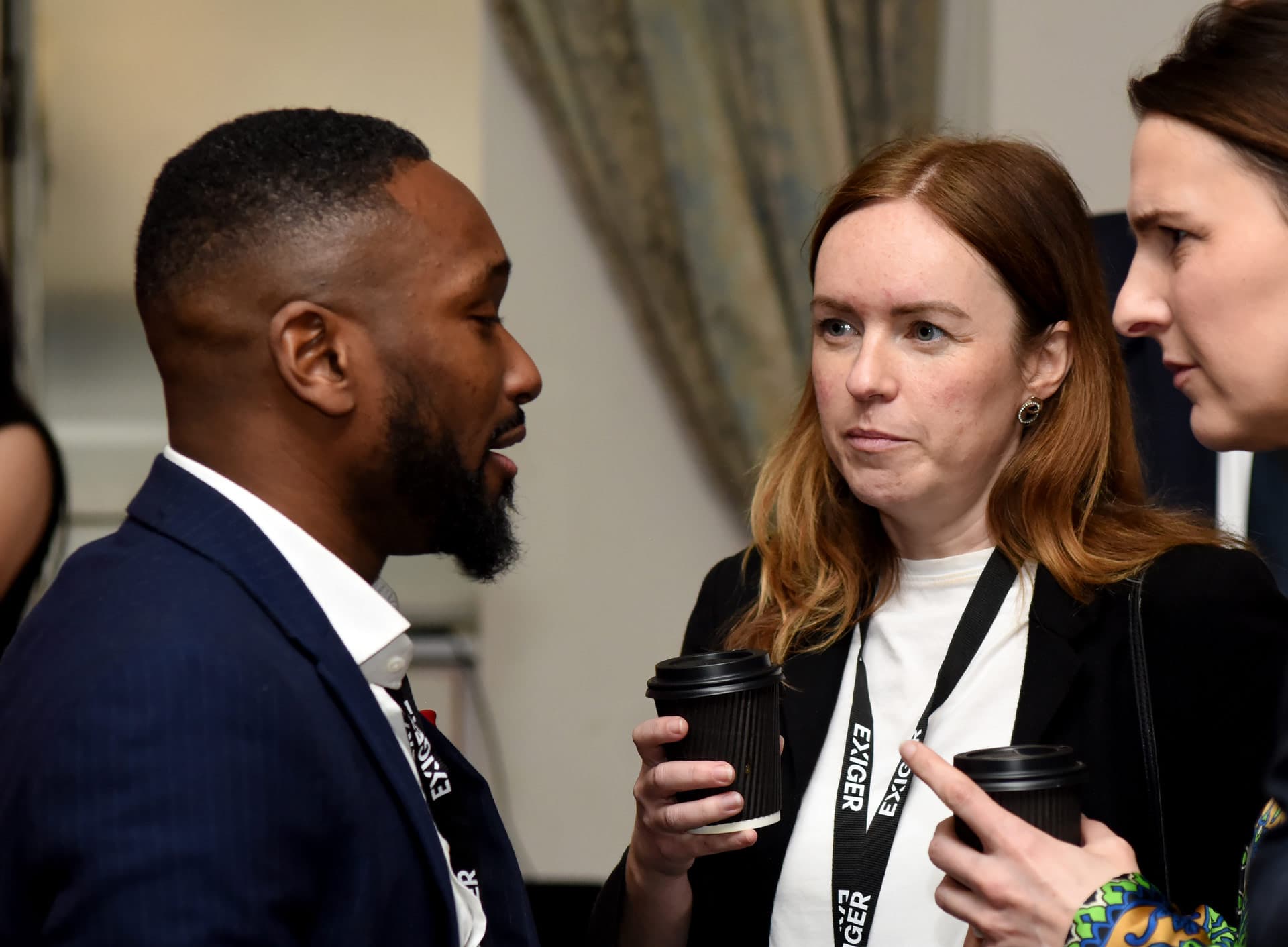 Delegates networking at ethica26, last year's summit